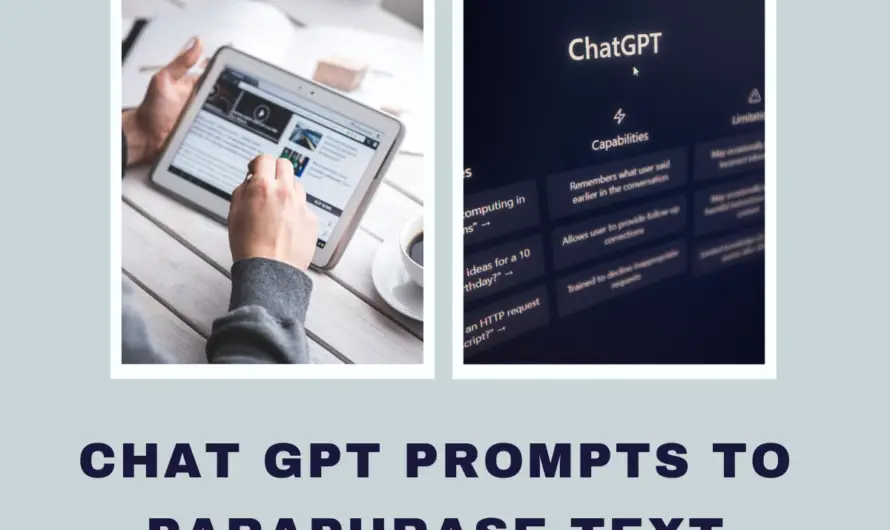 20+ ChatGPT Prompts To Paraphrase Anything
