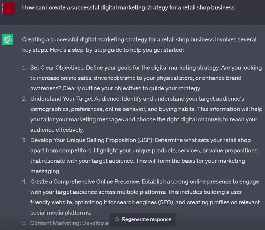 Digital marketing chatgpt