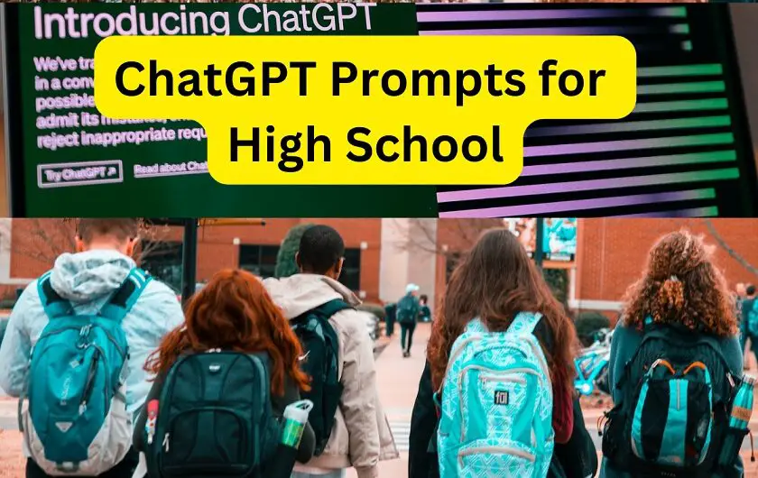 30 ChatGPT Prompts for High School Students