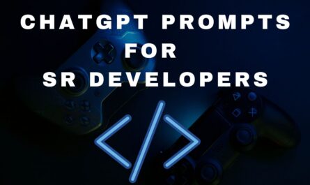 Chatgpt Prompts for Sr Developers